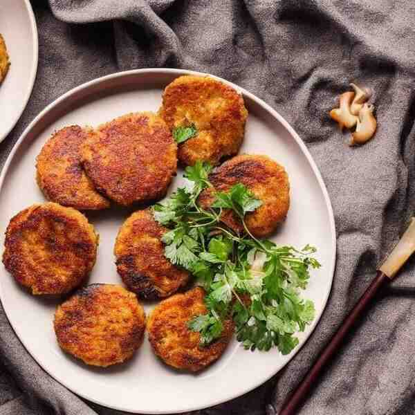Картофельные котлеты с грибами